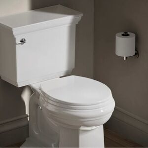 Sleek White Bathroom Toilet